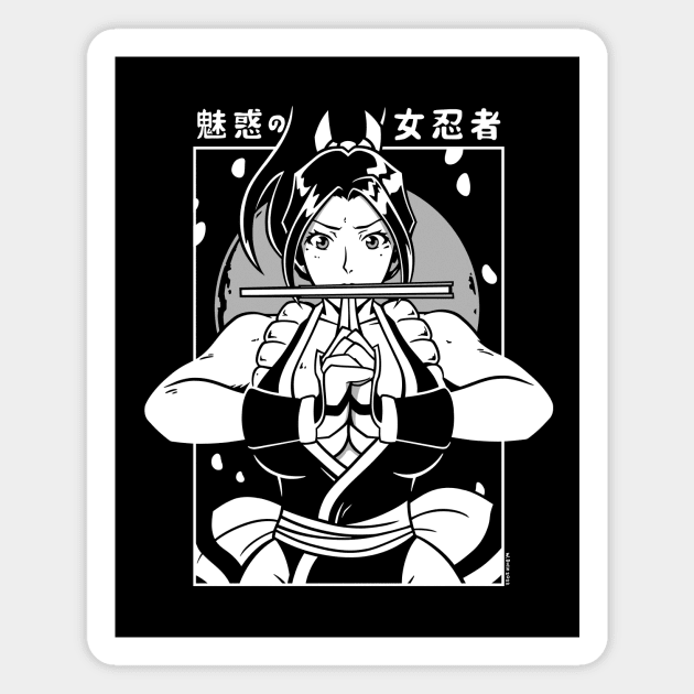 Mai Kunoichi Goddess Magnet by wloem